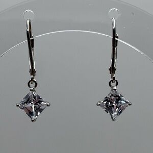 Elegant Sterling Silver Drop Earrings